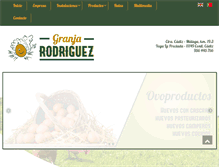 Tablet Screenshot of granjarodriguez.com